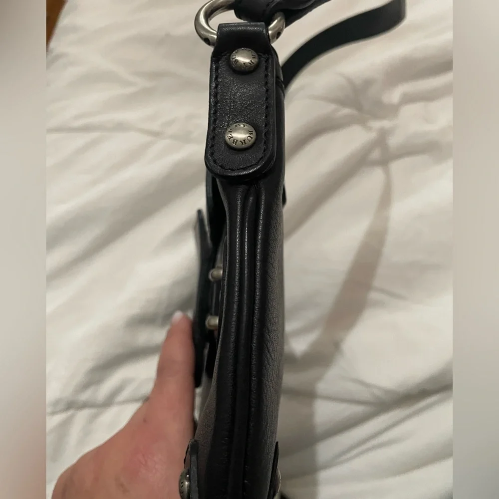 Burberry Black Leather Shoulder Bag